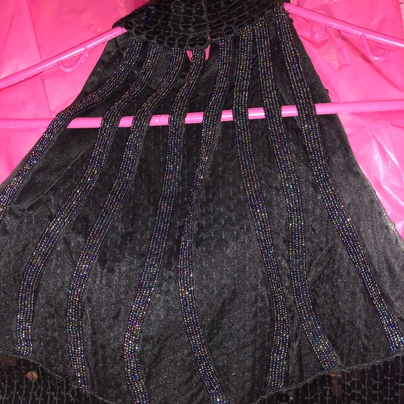Black Sequins Homecoming Dress - Picture 2 of 4